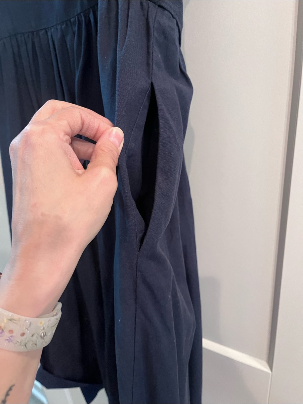 Emily and Fin Salma Dress in Navy Blue - Picture 7 of 7